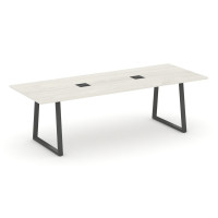 Style Project Direct Стол переговорный SN-6T1.SPRG-258 Дуб Наварра/Металл Антрацит/Заглушка Металл А