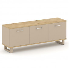 Греденция большая Шифт 1797*450*680 SK.GR-B.P Тиквуд Светлый/Капучино/Металл Капучино