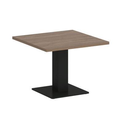 Onix Direct Стол журнальный квадратный O.SJ-2 Дуб Аризона/Металл Черный 600*600*450