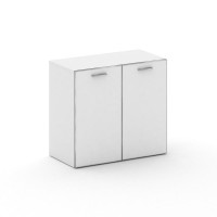 Fresco Шкаф широкий низкий FR.ST-302 white Белый Бриллиант UM/Лакобель Белый/Хром 896*460*807