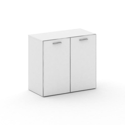 Fresco Шкаф широкий низкий FR.ST-302 white Белый Бриллиант UM/Лакобель Белый/Хром 896*460*807