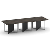 Шифт Стол переговорный, тройной, прямоугольный SK.SP-KV-110-3.P Дуб Мали/Антрацит NEW/Металл Серый 3