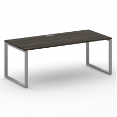 Стол руководителя прямой без тумбы Шифт 2000*900*753 SK.SR-200.P Дуб Мали/Металл Серый