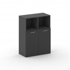 Cross Шкаф широкий средний CRU.ST-201 Базальт UM/Черный UM 896*460*1202