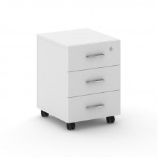 Fresco Тумба мобильная FRU.TM-2 Белый Бриллиант UM/Хром 420*460*587