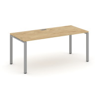 Style Project Direct Стол письменный SN-6P.SR-024.M Тиквуд Светлый/Металл Серый/Заглушка Металл Серы