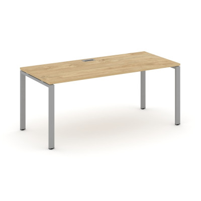 Style Project Direct Стол письменный SN-6P.SR-024.M Тиквуд Светлый/Металл Серый/Заглушка Металл Серы