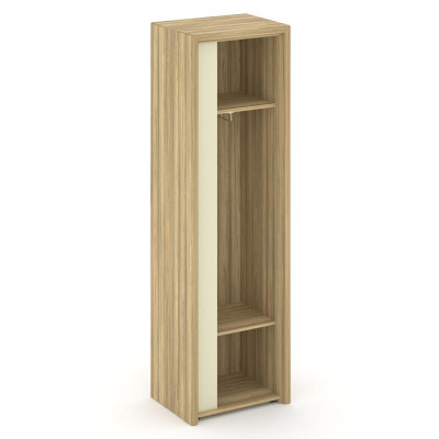 Corner Гардероб узкий COR.GB-1 (R) Гикори Песочный/Ваниль 600*450*2000