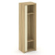 Corner Гардероб узкий COR.GB-1 (R) Гикори Песочный/Ваниль 600*450*2000