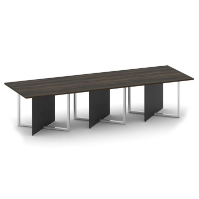 Shift Стол переговорный, тройной, прямоугольный SK.SP-KV-110-3 Дуб Мали/Антрацит 3300*1100*753
