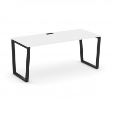 Style Project Direct Стол письменный SN-6T2.SR-016.M Белый/Металл Черный/Заглушка Металл Черный 1980