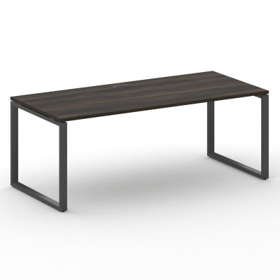 Шифт Стол руководителя прямой без тумбы SK.SR-200.P Дуб Мали/Металл Антрацит 2000*900*753