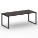 Шифт Стол руководителя прямой без тумбы SK.SR-200.P Дуб Мали/Металл Антрацит 2000*900*753