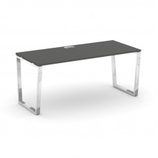 Стол письменный Стайл Проджект Директ Люкс 1580*800*750 M-SN-6T2.SR-024.M Антрацит NEW/Нержавеющая Сталь/Хром