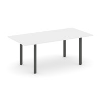Style Project Direct Стол переговорный SN-6P.SPRG-198.3 Белый/Металл Антрацит 1980*980*750