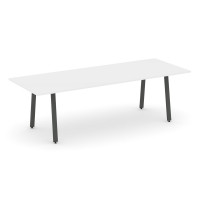 Style Project Direct Стол переговорный SN-6A.SPRG-258.3 Белый/Металл Антрацит 2580*980*750