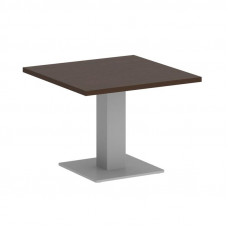 First Стол журнальный квадратный KSJ-2 Венге Цаво/Металл Серый 600*600*450