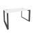 Onix Direct Стол рабочий руководителя на О-образном м/к O.MO-SRR-3.8 Белый Бриллиант/Металл Антрацит