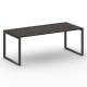 Шифт Стол руководителя прямой без тумбы SK.SR-200.P Дуб Мали/Металл Антрацит 2000*900*753