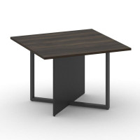 Шифт Стол переговорный, квадратный SK.SP-KV-110-1.P Дуб Мали/Антрацит NEW/Металл Антрацит 1100*1100*