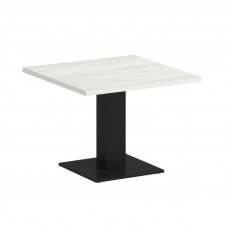 Yalta Стол журнальный квадратный LT.SJ-2 Снежная Патина/Металл Черный 600*600*450