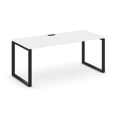 Style Project Direct Стол письменный SN-6O.SR-025.M Белый/Металл Черный/Заглушка Металл Черный 1780*