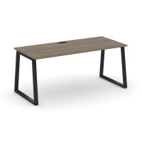 Стол письменный Стайл Проджект Директ 1980*800*750 SN-6T1.SR-026.M Вяз Благородный/Металл Черный/Заглушка Металл Черный