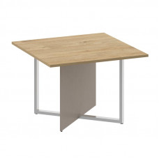 Стол переговорный, квадратный Шифт 1100*1100*753 SK.SP-KV-110-1 Тиквуд Светлый/Капучино