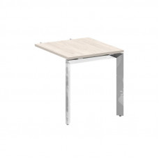 Onix Direct Lux Брифинг-приставка П-обр. м/к M-O.MP-BR-7 Денвер Светлый/Нержавеющая Сталь/Хром 780*7