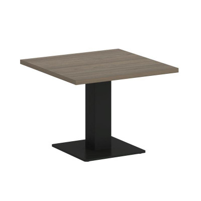 Yalta Стол журнальный квадратный LT.SJ-2 Вяз Благородный/Металл Черный 600*600*450