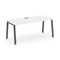 Style Project Direct Стол письменный SN-6A.SR-013.M Белый/Металл Антрацит/Заглушка Металл Антрацит 1