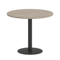 Onix Direct Стол круглый O.SPRG-1 Дуб Аттик/Металл Антрацит 900*900*750