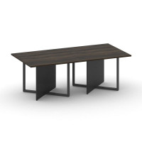 Шифт Стол переговорный, двойной, прямоугольный SK.SP-KV-110-2.P Дуб Мали/Антрацит NEW/Металл Антраци