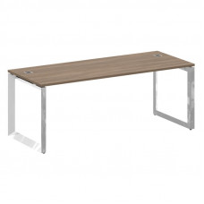 Onix Direct Lux Стол руководителя О-обр. м/к M-O.MO-SRR-6.8 Дуб Аризона/Нержавеющая Сталь/Хром 1980*