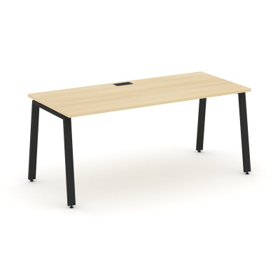 Style Project Direct Стол письменный SN-6A.SR-014.M Акация Лорка/Металл Черный/Заглушка Металл Черны