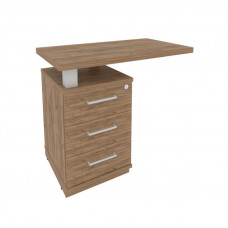 First Тумба приставная с топом левая KTP-1 (L) Дуб Табак 900*500*765