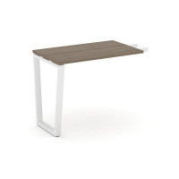 Стайл Проджект Брифинг-приставка SN-6T2.BR-005 Вяз Благородный/Металл Белый 1380*600*750