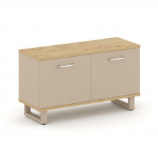 Греденция малая Шифт 1200*450*680 SK.GR-M.P Тиквуд Светлый/Капучино/Металл Капучино