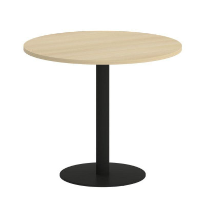 Yalta Стол круглый LT.SPRG-1 Акация Лорка/Металл Черный 900*900*750