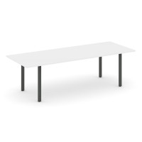 Стол переговорный Стайл Проджект Директ 2580*980*750 SN-6P.SPRG-258.3 Белый/Металл Антрацит