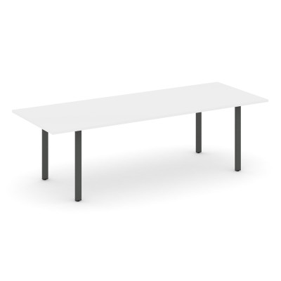 Style Project Direct Стол переговорный SN-6P.SPRG-258.3 Белый/Металл Антрацит 2580*980*750