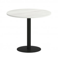 Yalta Стол круглый LT.SPRG-1 Снежная Патина/Металл Черный 900*900*750