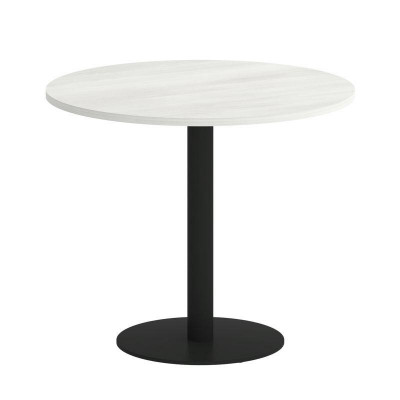 Yalta Стол круглый LT.SPRG-1 Снежная Патина/Металл Черный 900*900*750