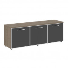 Yalta Тумба модульная LT.TS-3.5 black Вяз Благородный/Стекло Black 1642*450*580