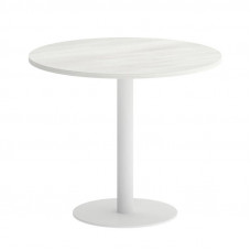 Yalta Стол круглый LT.SPRG-1 Снежная Патина/Металл Белый 900*900*750