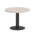 Onix Direct Стол журнальный круглый O.SJ-1 Денвер Светлый/Металл Антрацит 600*600*450