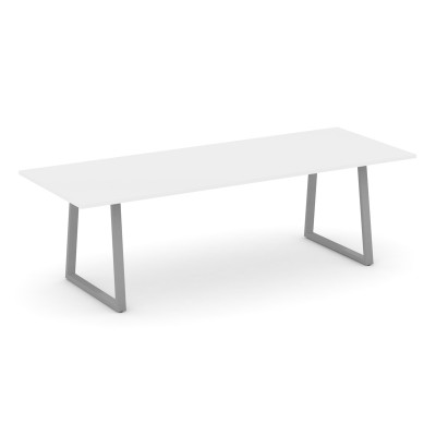 Style Project Direct Стол переговорный SN-6T1.SPRG-258.3 Белый/Металл Серый 2580*980*750