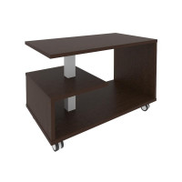 First Стол журнальный на колесах KSM-1 Венге Цаво 900*500*580