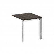 Onix Direct Lux Брифинг-приставка П-обр. м/к M-O.MP-BR-7 Дуб Мали/Нержавеющая Сталь/Хром 780*720*750