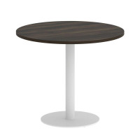 Yalta Стол круглый LT.SPRG-1 Дуб Мали/Металл Белый 900*900*750